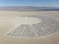 Burning Man aerial view