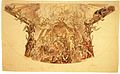 Entwurf des Freskos in der Apsis (design of fresco)