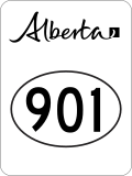 Thumbnail for File:Alberta Highway 901.svg