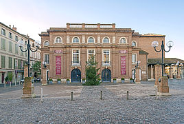 Théâtre Olympe-de-Gouges, Montauban France. Facade.