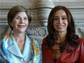 With Argentinian President Cristina Fernández de Kirchner