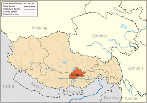 Lhasa City, capital of the Region