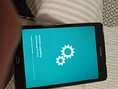 Samsung Galaxy Tab A 2014 updating from Android Marshmallow to Android Nougat 3.jpg