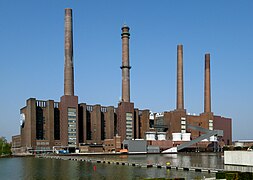 Heizkraftwerk Wolfsburg Nord in Wolfsburg, Germany