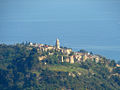 Panorama from north. Ligurian sea on background