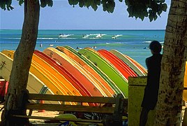 Waikiki Beach Honolulu (Hawaii)