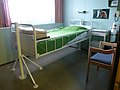 : gimbal-mounted bed in hospital