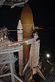 Endeavour on launch pad 39A ready to lift off