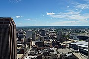 View from the observation deck of Terminal Tower