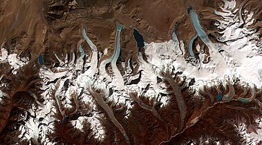 Glacial lakes in the Bhutan-Himalaya