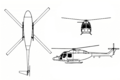 3-view drawing of the Lynx AH.1