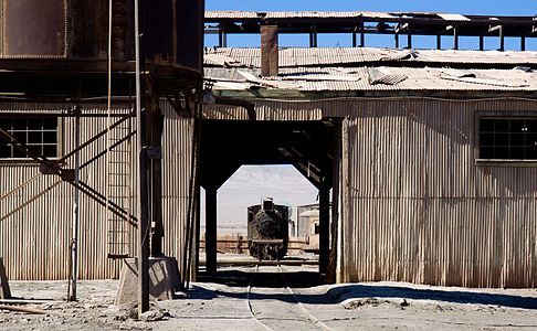 FCAB Baquedano roundhouse