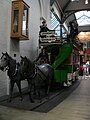 London horse-drawn tram in London's Transport Museum
