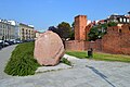 Old Town Wall Tower & Memorial Stone Maria Konopnicka