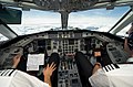 cockpit, above clouds