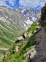 Sur le chemin du refuge du Pigeonnier, Hautes-Alpes