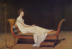 Jacques-Louis David Porträt Madame Récamier (1800)