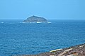 View of Roque del Oeste from Lanzarote