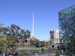 The Arts Centre Spire (seen from Federation Square)