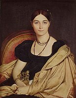 Jean Auguste Dominique Ingres Portrait of Madame Duvaucey (1807)