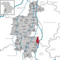 Lage im Landkreis Augsburg/in Bayern