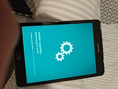 Samsung Galaxy Tab A 2014 updating from Android Marshmallow to Android Nougat 2.jpg