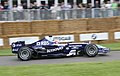 Driving a Williams FW29 at the 2007 Goodwood Festival of Speed.