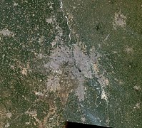 Delhi metropolitan region, satellite image, Landsat-5, 2011-03-12.jpg