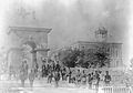 Inauguration of the Sebastopol Monument in 1860. The monument was built to honour Nova Scotians who fought in the Crimean War