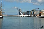 Thumbnail for File:Samuel Beckett Bridge - geograph.org.uk - 6054182.jpg