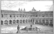 English: National Central High School for boys in 1884. Español: Instituto Nacional Central para Varones