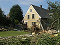   House damaged by flood two days after in Raspenava, Czech Republic