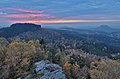 38 Sunset in Saxon Switzerland uploaded by Michael Gäbler, nominated by Michael Gäbler