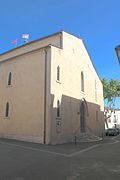 Façade de l'église Saint-Adrien.