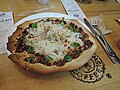 Korean style beef pizza