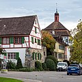 Wohnhaus/Restaurant "Stadtgarten" und Rathaus