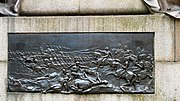 Thumbnail for File:Bronze relief, Battle of Waterloo - geograph.org.uk - 3573945.jpg