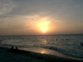 English: Sunset on the beach in Varadero, one of the most famous beach in Cuba