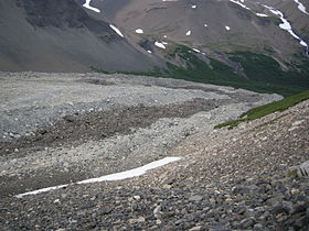 Recessional moraine, Torres del Paine, Chile