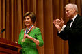 Laura Bush is honored with the Living Legend Medallion