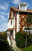 Villa Gabrielle, puis Villa Guby (Wimereux), view from Rue du Général de Gaulle, (Pas-de-Calais)