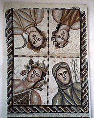 Mosaico romano en Complutum / Roman mosaic in Complutum
