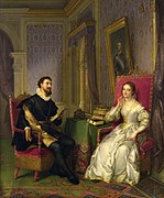 Felice Schiavoni Torquato Tasso and Leonora d'Este 1839.jpg