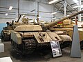Polish built, Iraqi modified T-55 of 5th Iraqi Mechanised Division, now at Bovington Tank Museum