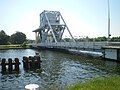 Côté nord de Pegasus Bridge à Bénouville, sur la Canal de Caen à la mer.