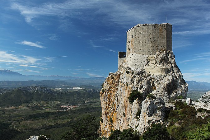 4: East view of the Château de Quéribus