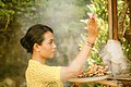 Balinese Woman Praying