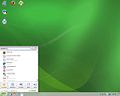 The default openSuSE 10.3 KDE desktop