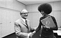 1972-09-11, Berlin, Erich Honecker empfängt Angela Davis