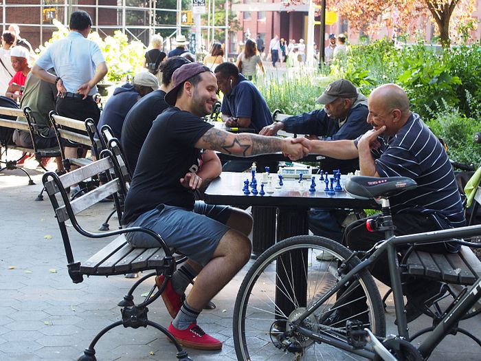 Chess in Washington Square Park